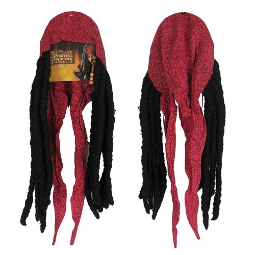 Pirates of the Caribbean Jack Sparrow Bandana with Dreads